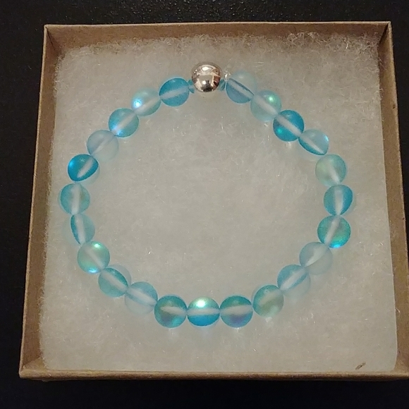 Horizon Blue Moonstone Bracelet - Picture 2 of 8